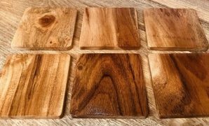 tekstur kayu akasia