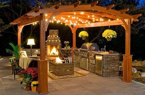 gazebo dengan lampu minimalis gazebo dengan lampu minimalis