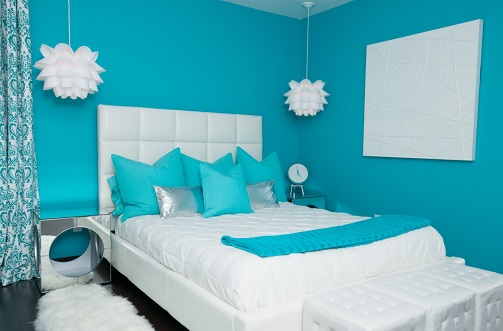 warna cat kamar tidur biru tosca
