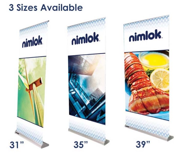 Ukuran stand banner vertikal dan horisontal